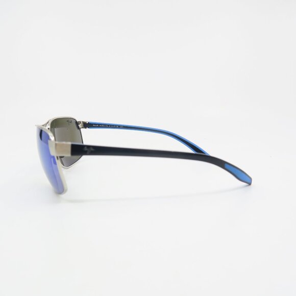 Display Model:  Maui Jim 835-17A 61.6mm THE BIRD  Chrome and Blue Sunglasses. - Picture 6 of 8